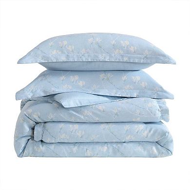 Laura Ashley Magnolia Grove Comforter Set with Shams