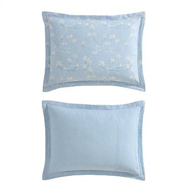 Laura Ashley Magnolia Grove Comforter Set with Shams