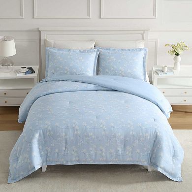 Laura Ashley Magnolia Grove Comforter Set with Shams