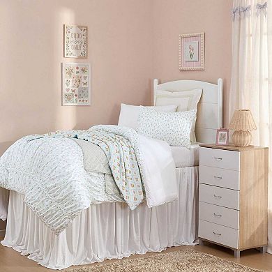 Laura Ashley Rosebuddies Comforter Set with Shams