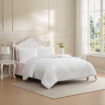 Laura Ashley Waffle Bella Comforter Set with Sheets