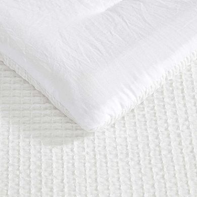 Laura Ashley Waffle Bella Comforter Set with Sheets