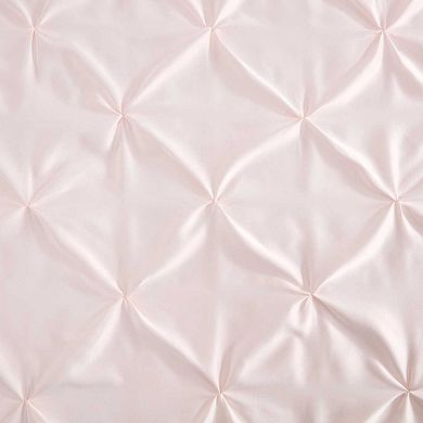 Laura Ashley Satin Pintuck Comforter Set with Shams