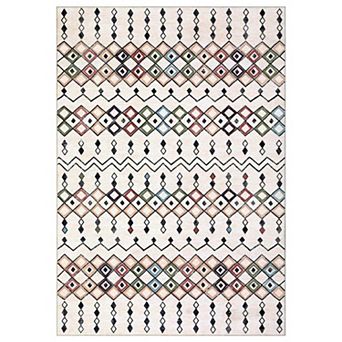 Washable Boho Braided Printed Small Entryway Area Rug Doormat