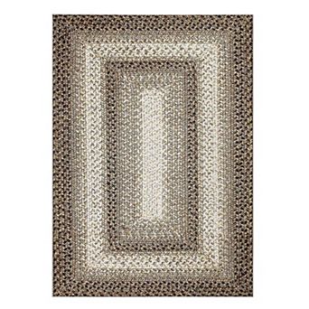 Washable Boho Braided Printed Small Entryway Area Rug Doormat