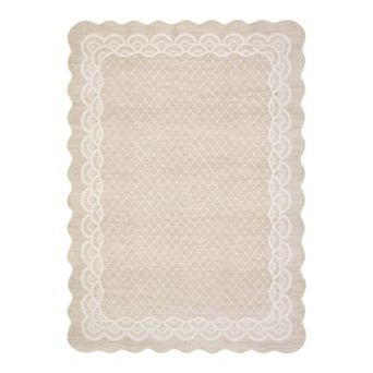 Washable Boho Braided Printed Small Entryway Area Rug Doormat