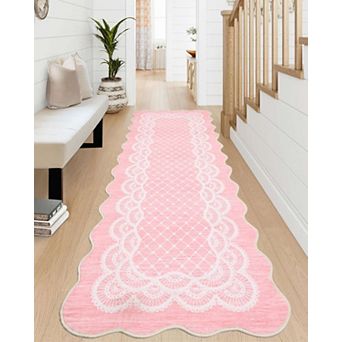 Washable Boho Braided Printed Small Entryway Area Rug Doormat
