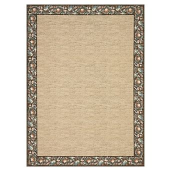 Washable Boho Braided Printed Small Entryway Area Rug Doormat