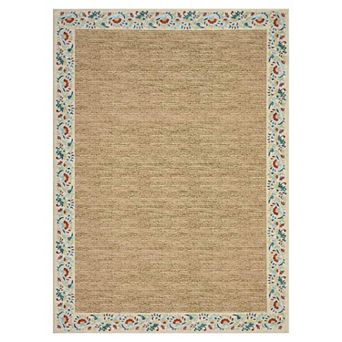 Washable Boho Braided Printed Small Entryway Area Rug Doormat