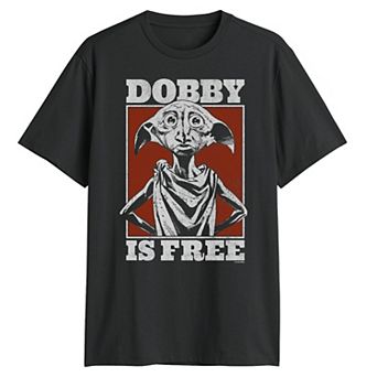 Men's Harry Potter Dobby Is Free Poster Graphic Tee