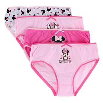 Textiel Trade Toddler Girl's Minnie Mouse Briefs (4 Pack)
