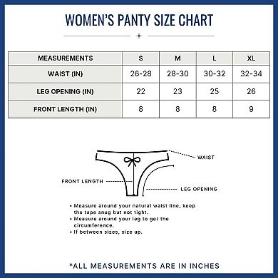 CTM Women's In Your Dreams Scallop Trim Panty (2 Pack)