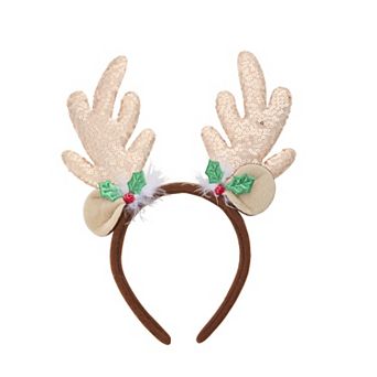 Sequin Antlers Headband