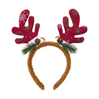 Snowflake Antlers Headband