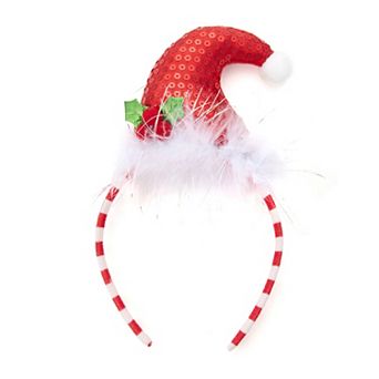 Sequin Holiday Hat Headband