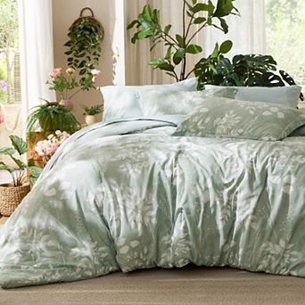Bedsure Botanical Flowers Comforter Sheet Set and Pillowcases and Shams