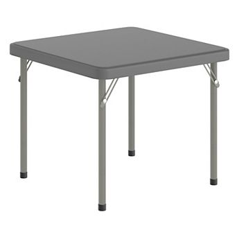 Flash Furniture Indoor/Outdoor Kids Bi-Fold Plastic Folding Table - 24x24