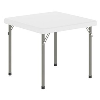 Flash Furniture Indoor/Outdoor Kids Bi-Fold Plastic Folding Table - 24x24