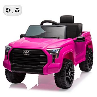 Battery Powered Ride On Toy Truck, 3 Speed Wear-resistant Wheel Electric Vehicle Gift for 3+ Kids