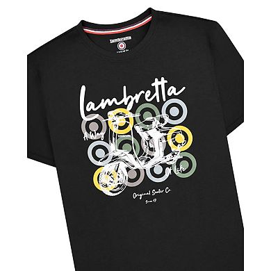 Lambretta Mens Scooter Branded T-Shirt