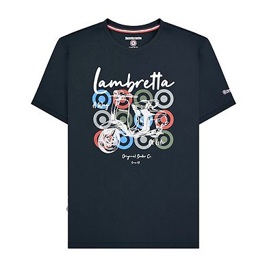 Lambretta Mens Scooter Branded T-Shirt