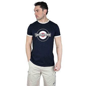 Lambretta Mens SS25 Ringer Logo T-Shirt