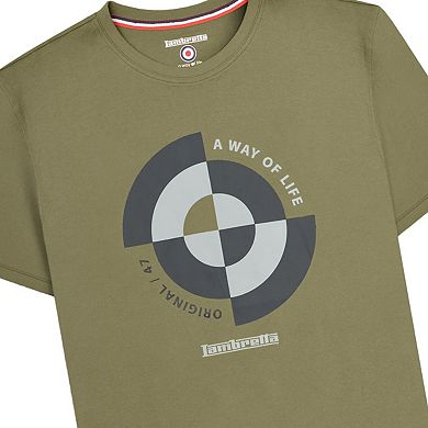 Lambretta Mens Target Quadrant T-Shirt