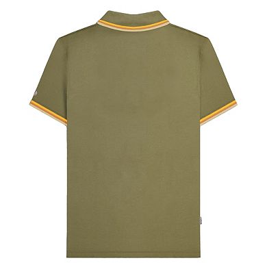 Lambretta Mens Triple Tipped Polo Shirt