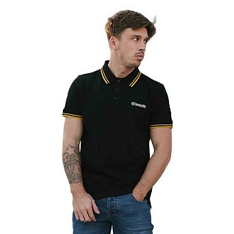 Lambretta Mens SS25 Twin Tip Polo Shirt