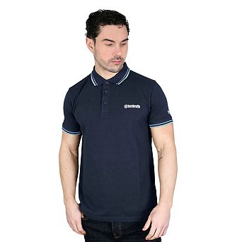 Lambretta Mens SS25 Twin Tip Polo Shirt