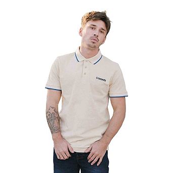Lambretta Mens SS25 Twin Tip Polo Shirt