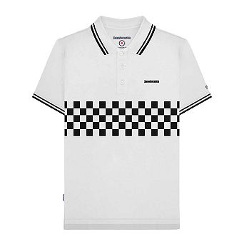Lambretta Mens SS25 Two Tone Tipped Polo Shirt