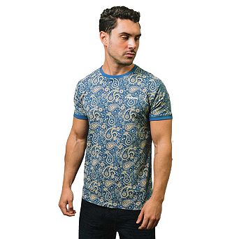 Lambretta Mens SS25 Paisley T-Shirt