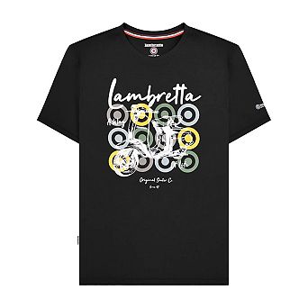 Lambretta Mens Scooter Branded T-Shirt