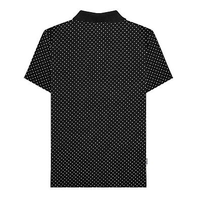 Lambretta Mens SS24 Polka Dot Polo Shirt