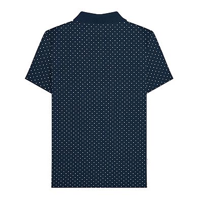 Lambretta Mens SS24 Polka Dot Polo Shirt