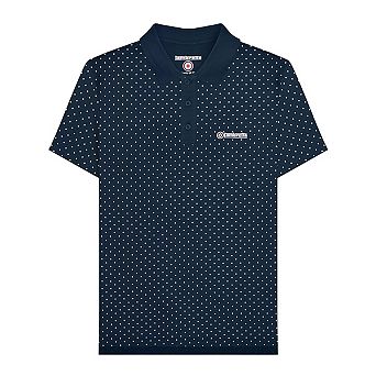 Lambretta Mens SS24 Polka Dot Polo Shirt