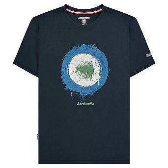 Lambretta Mens Spray Logo T-Shirt