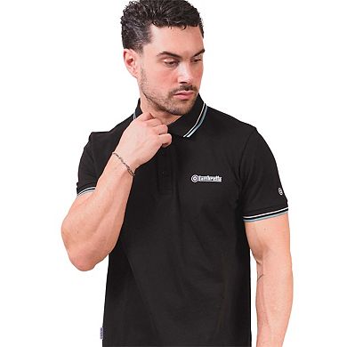 Lambretta Mens Twin Tip Polo Shirt