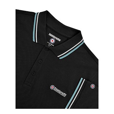 Lambretta Mens Twin Tip Polo Shirt