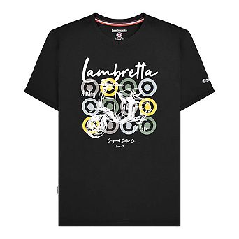 Lambretta Mens Scooter Brand Big & Tall T-Shirt