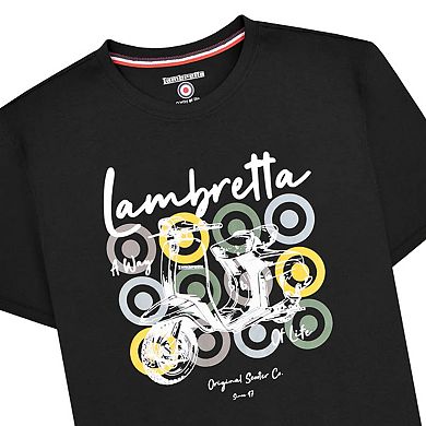 Lambretta Mens Scooter Brand Big & Tall T-Shirt