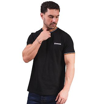 Lambretta Mens AW24 Twin Tip Pique T-Shirt