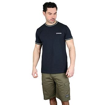 Lambretta Mens AW24 Twin Tip Pique T-Shirt