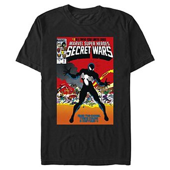 Men's Marvel Secret Wars Comic Cover Graphic Tee