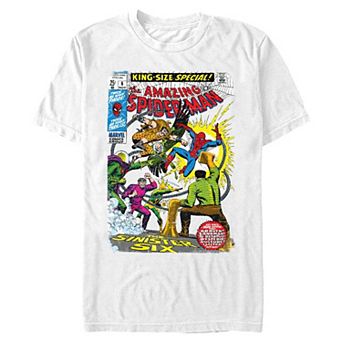 Men's Marvel The Sinister Six Comic Cover Graphic Tee