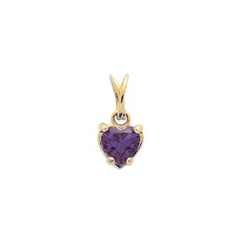 Belinda Jewelz 18k Gold Plated Vermeil Dainty Heart Birthstone Charm