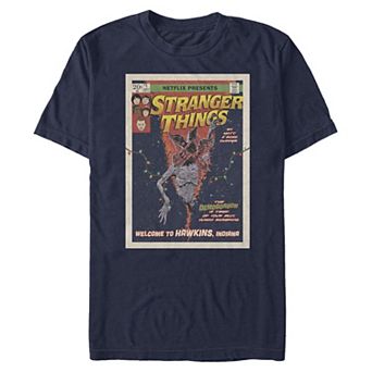 Men's Stranger Things Comic Cover Graphic Tee