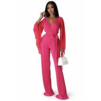 Elegant Pleated Jumpsuit