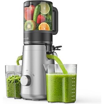 Juicer Machines, 5.3" Wide Feed Chute Cold Press Juicer